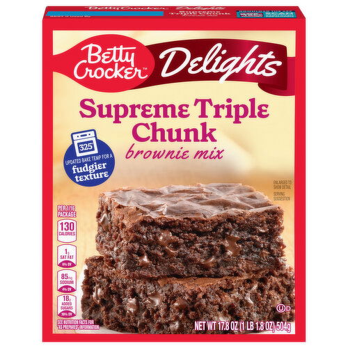 Betty Crocker Supreme Triple Chunk Brownie Mix