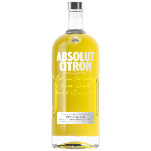 Absolut Citron Lemon Flavored Vodka
