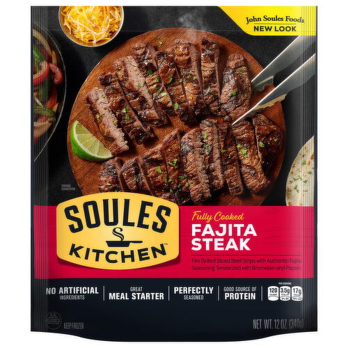Soules Kitchen Fully Cooked Fajita Steak