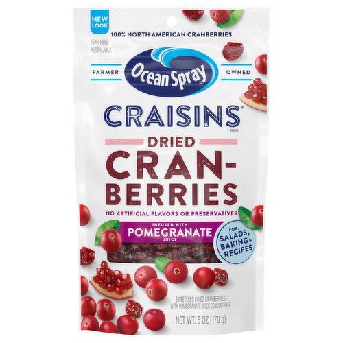 Ocean Spray Cranberries, Pomegranate, Dried