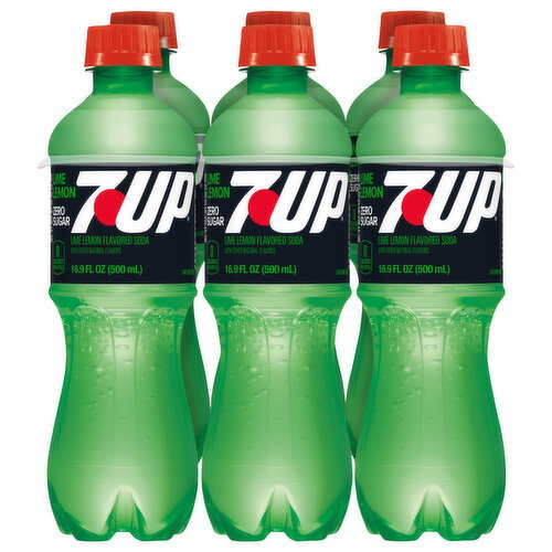 7-UP Zero Sugar Lime Lemon Soda Image 1 of 6