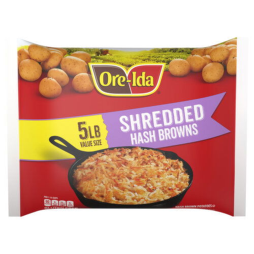 Ore-Ida Shredded Hash Brown Potatoes Value Size