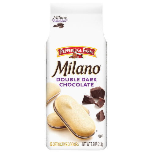 Pepperidge Farm Double Dark Chocolate Distinctive Cookies