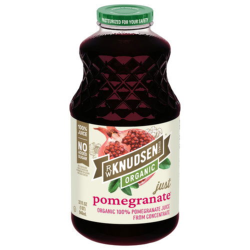 RW Knudsen Family 100% Juice, Just Pomegranate, Organic