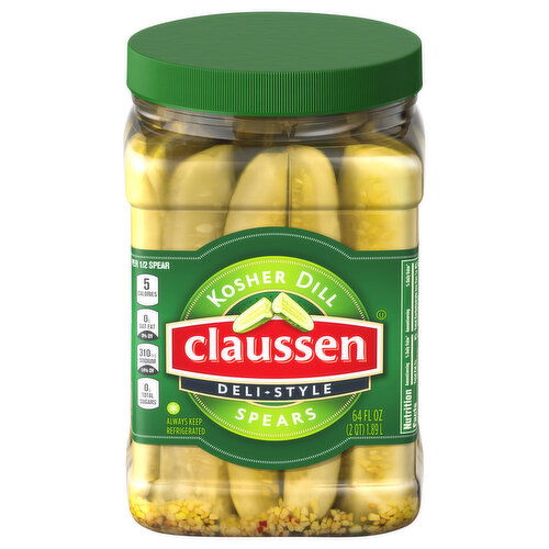 Claussen Deli Style Kosher Dill Spears Pickles