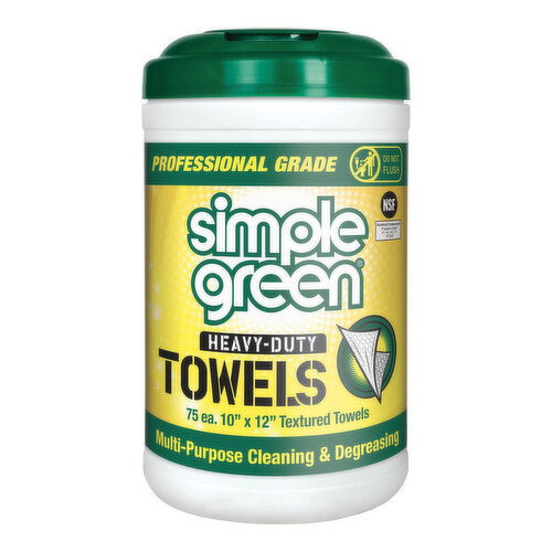 Simple Green Pro Grade Heavy-Duty Towels 75 Ct