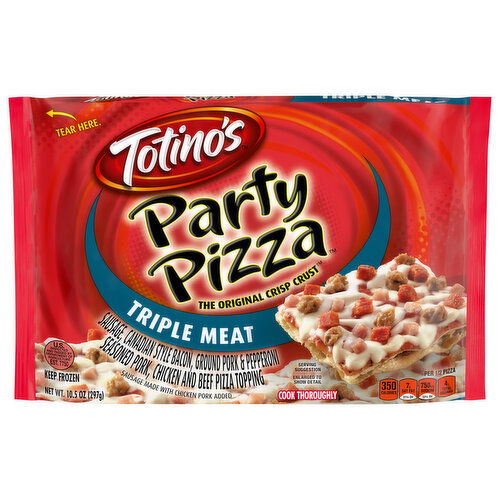 Totino's Triple Meat Party Pizza