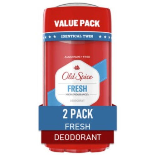 Old Spice High Endurance Deodorant for Men, Aluminum Free, Fresh Scent, Twin Pack