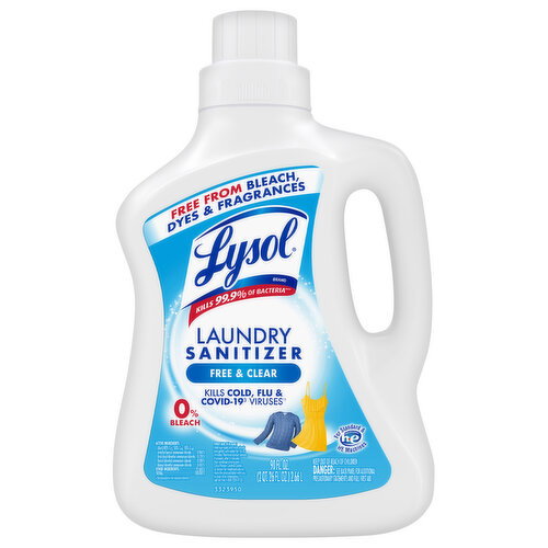 Lysol Free & Clear Laundry Sanitizer Image 1 of 5