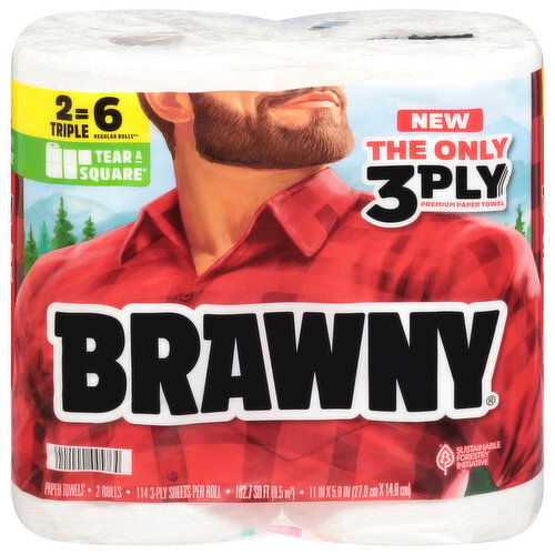 Brawny 3-Ply Paper Towels