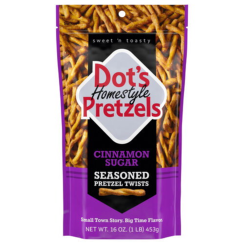 Dot's Homestyle Pretzels Seasoned Cinnamon Sugar Pretzel Twists Image 1 of 4
