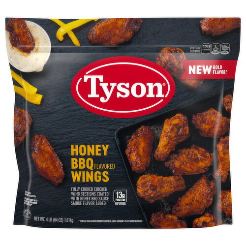 Tyson Frozen Honey BBQ Flavored Wings
