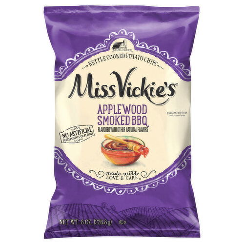 Miss Vickie's Kettle Cooked Applewood Smoked BBQ Potato Chips