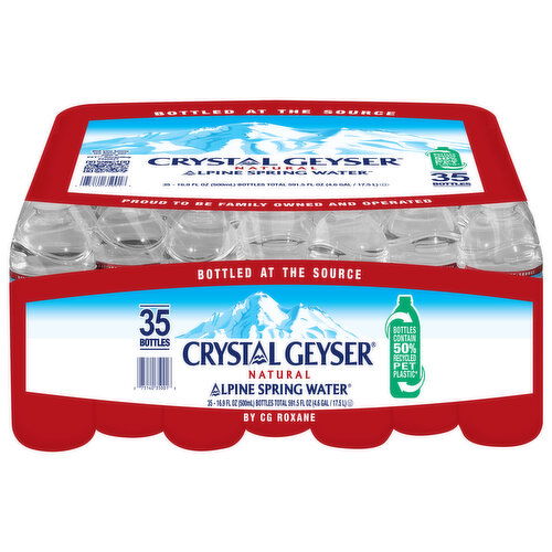 Crystal Geyser Alpine Spring Water, Natural