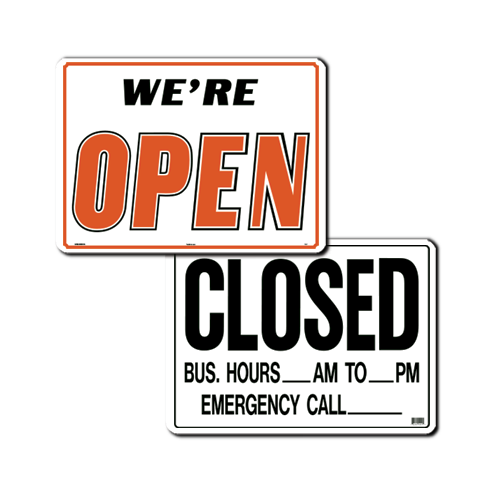 Open/Closed (Doubled Sided)