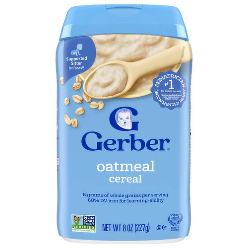 Gerber Supported Sitter 1st Foods Oatmeal Cereal