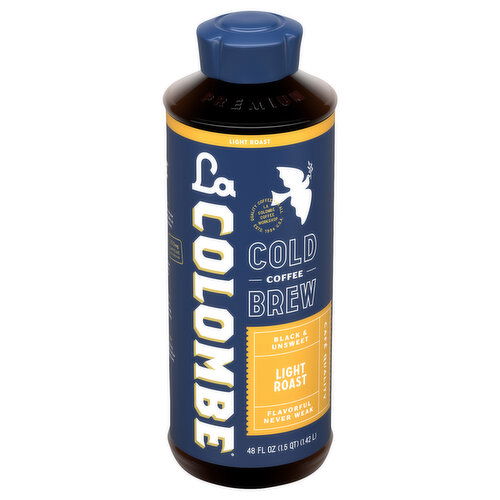 La Colombe Cold Brew Light Roast Black & Unsweet Coffee