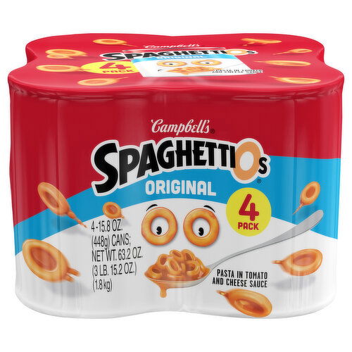 SpaghettiOs Original Pasta in Tomato and Cheese Sauce