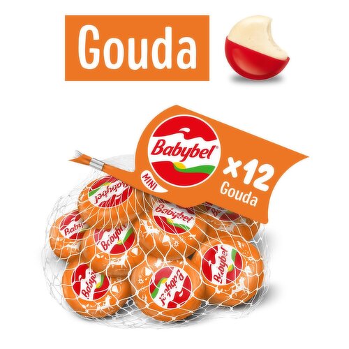 Babybel Mini Babybel® Gouda Snack Cheese, 12 Pack (8.5 oz)
