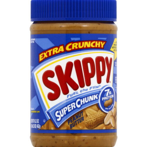 Skippy Peanut Butter, Extra Crunchy, Super Chunk