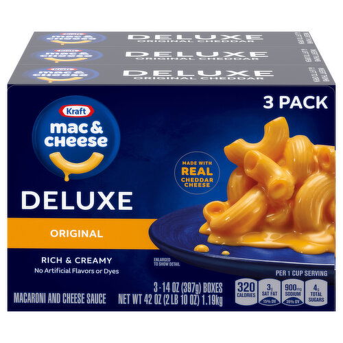 Kraft Deluxe Original Mac & Cheese