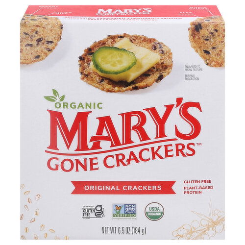 Mary's Gone Crackers Crackers, Organic, Original