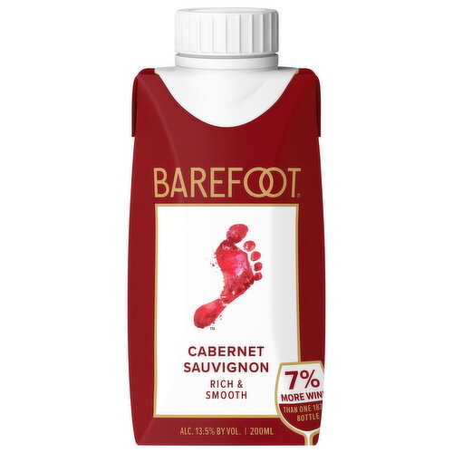 Barefoot Cabernet Sauvignon Red Wine 200ml Image 1 of 7