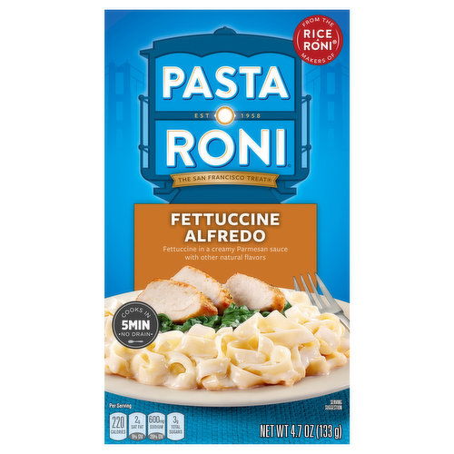 Pasta Roni Pasta Roni Pasta Mix Fettuccine Alfredo 4.7 Oz