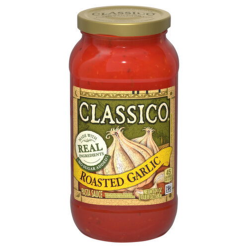 Classico Pasta Sauce, Roasted Garlic