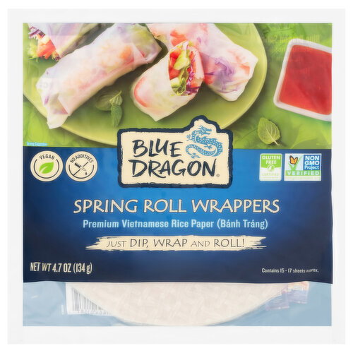 Blue Dragon Spring Roll Wrapper Image 1 of 6