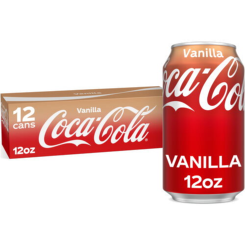 Coca-Cola Vanilla Soda Cans Image 1 of 11