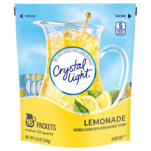 Crystal Light Packets Lemonade Drink Mix