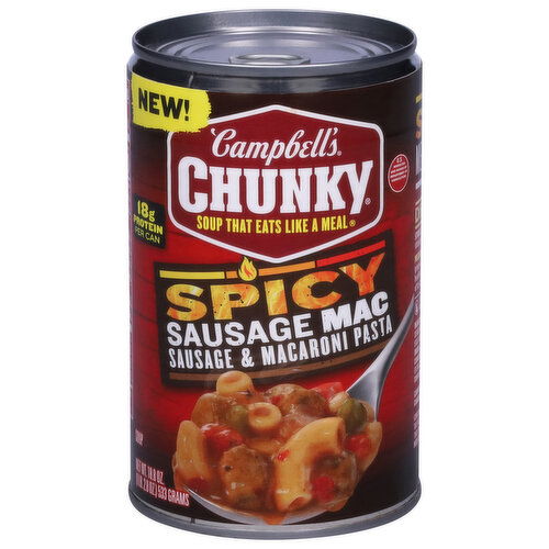 Campbell's Spicy Sausage Mac Soup