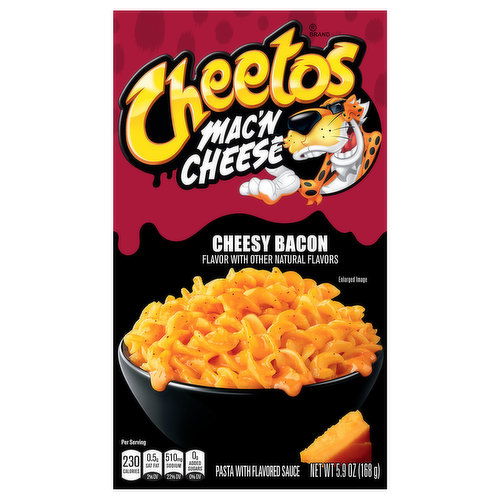 Cheetos Mac 'N Cheese, Cheesy Bacon Flavor