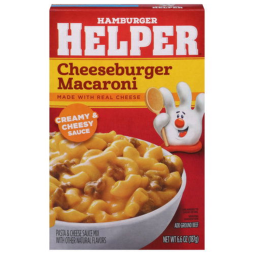 Hamburger Helper Pasta & Cheese Sauce Mix, Cheeseburger Macaroni