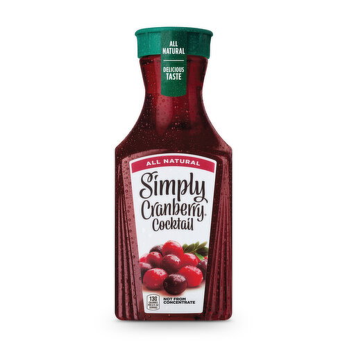 Simply Cranberry Cocktail Juice Drink Bottle