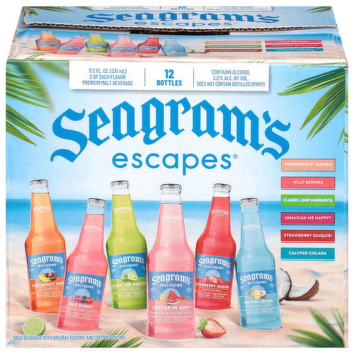 Seagram's Escapes Assorted Malt Beverage