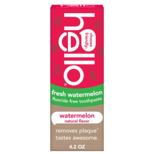 Hello Fluoride Free Kids Toothpaste Image 1 of 10