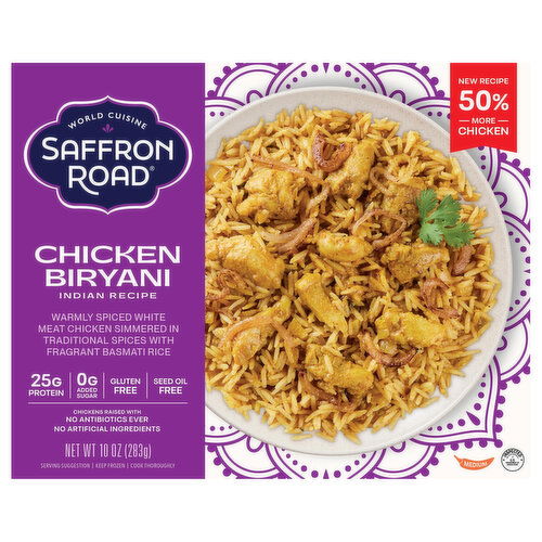 Saffron Road Indian Recipe Chicken Biryani