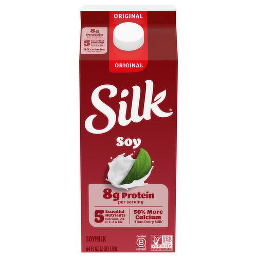Silk Original Dairy Free Vegan Soy Milk