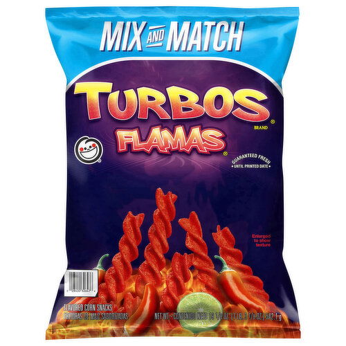 Turbos Corn Snacks, Flamas