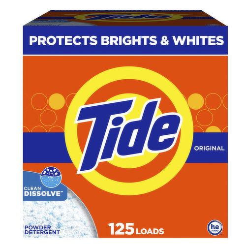 Tide Powder Laundry Detergent, Original, 113 loads