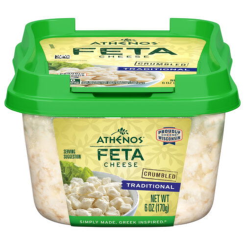 Athenos Feta Crumbled Traditional Cheese