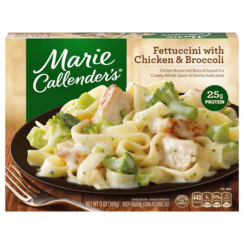 Marie Callender's Fettucini, with Chicken & Broccoli