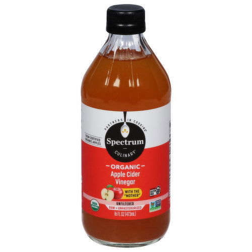 Spectrum Vinegar, Organic, Apple Cider