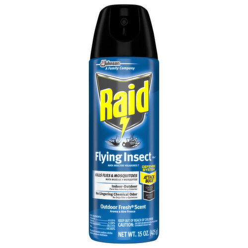Raid Outdoor Fresh Scent Flying Insect Killer