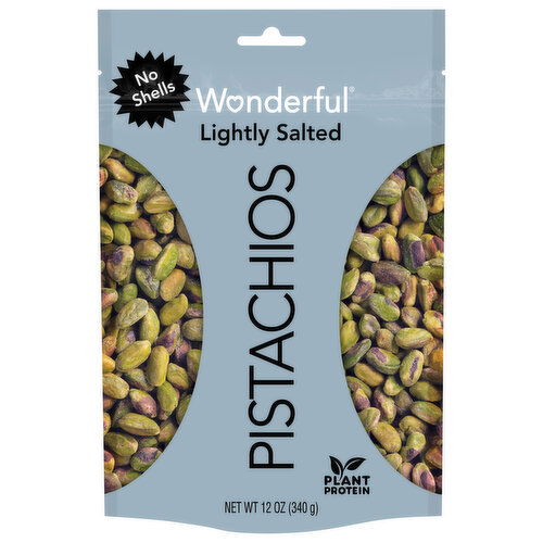 Wonderful Pistachios, Lightly Salted, No Shells