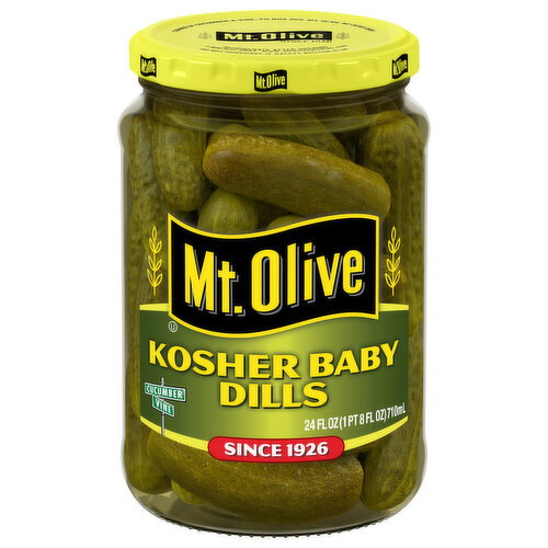 Mt. Olive Kosher Baby Dills Pickles