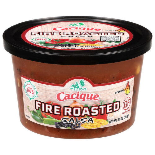 Cacique Medium Fire Roasted Salsa
