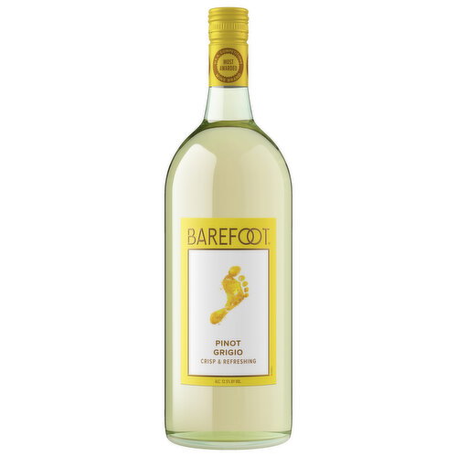 Barefoot Pinot Grigio California White Wine Image 1 of 7
